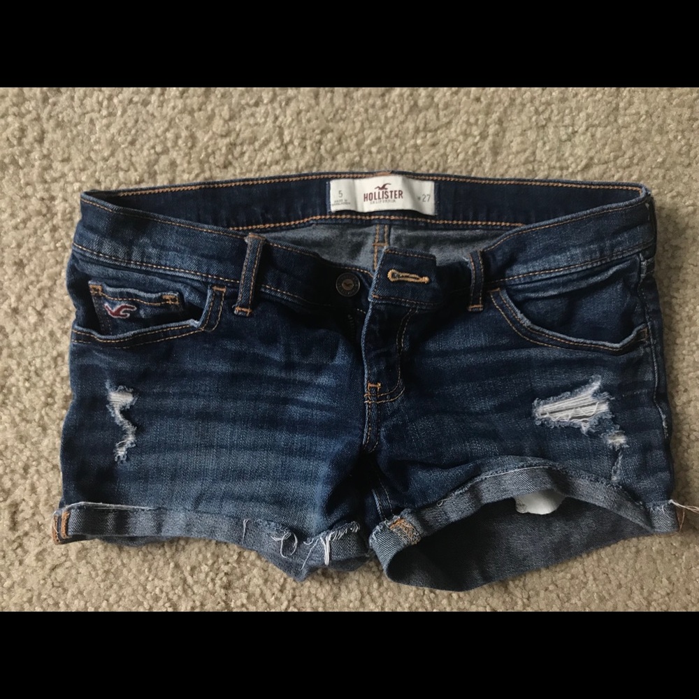 Hollister jean shorts